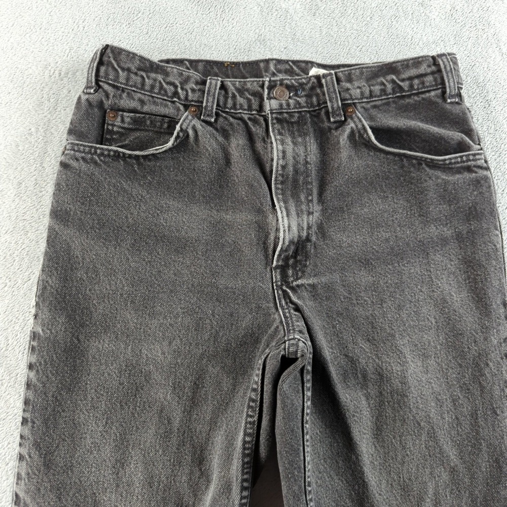 Vintage Levis Jeans Mens 34 (Fits 30x32) Black Faded 619 Relaxed Straight Canada - Picture 2 of 13